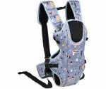 Chinmay Kids Grey 3 Way Baby Carrier With Detachable Bib & Head Cushion Ergonomic Multi Functional Baby Carrier