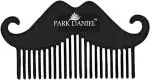 Park Daniel Mustache Beard Comb | Style your beard hassle-free | Pocket-size Comb for hair & Beard styling