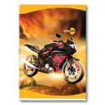 Youva Navneet| Long Notebook| Soft Bound / Soft cover Notebook| A4 size - 21 cm X 29.7 cm| Single Line| 228 Pages| Pack of 6