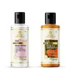 Khadi Organique Rose Water Skin Toner With Orange & Lemongrass Face Wash (Pack of 2) - 420 ml