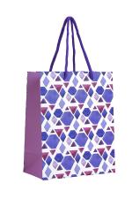 Paper Pep Purple Paper Gift Bag (Pack of 4)