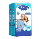Liberty Eco Adult Diaper Pants Unisex, Medium 20 Pcs, Waist Size (61-115 cm | 24-45 Inches)