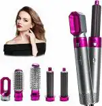 BEYOND ENTERPRISE Hair Dryer Brush 5 in 1 Professional Hair Blower Brush Rotating Hair Dryer