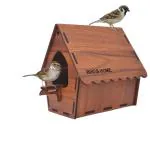 Woodonick Bird House Bird Nest in Home Balcony and Garden Hanging for Sparrow(Pack of 1)