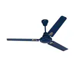 V-Guard Windle Deco AS Designer Ceiling Fan for Home | ADMIRAL BLUE | Energy Efficient | 1200mm Sweep |380 RPM Speed | Aerodynamically Designed Metal Blade for Better Air Thrust l 100% Copper Motor