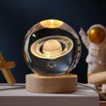 MONYRO 3D Saturn Lamp | LED Planet Night Light for Bedroom, Desk, and Ambiance | Saturn-Themed Decorative Lamp for Home and Office