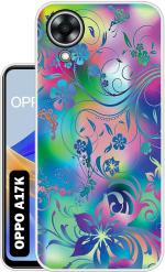Case Club Multicolor Silicon Back Cover For Oppo A17K