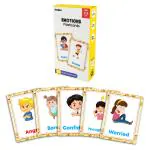Festiko 1 Set of 30 Pcs Emotions Flash Cards, Emotions Flash Cards for Kids, Easy & Fun Way of Learning, Flashcards For Toddlers and Kids