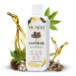 Trunext Cold Pressed 100 % Pure Castor Oil For Hair Growth, Hair Care And Repair, Best for Dry Hair, Skin & Nails, No Paraben & Sulphate Free, 200 ml