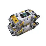 Plushmate Pet Anti-Bacterial Wet Wipes with Aloe Vera & Cherry Blossom Scent for Dogs, Cats & All Pets | Alcohol Free, Cleansing, Deodorizing Grooming Wipes, 6