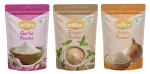 Fruvanta Premium Garlic Powder (100gm) , Onion powder (100gm) and Ginger Powder (100gm) . (Pack of 3)