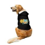 Ruse Dog Pool Party Printed Full Sleeve Hoodie Jacket, Black XXL