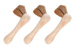PALMERA Bone Brush for Blender Jars (Small, Brown) (Pack of 3)