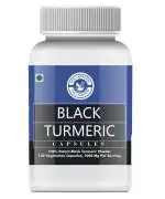Black Turmeric Capsules - 120 Capsules | 100 % Potent Black Turmeric Powder Use | 500 GM Per Capsules | 100 % Pure and Natural Capsules