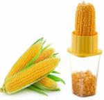 MyHomesWorld Sweet Corn Makkai Seeds Remover Handy Chopper Peeler Extractor with Container