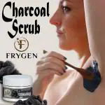 FRYGEN Activated Charcoal Face Scrub- Dark Underarm Whitening Cream Scrub-Charcoal Under-Arm Whitening Cream- Charcoal Face & Body Gel Scrub Scrub- Under Arm Creams (50 Gm) Pack of 1