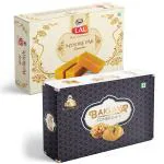 Lal Sweets Combo Pack of Mysore Pak 400g & Baklava(2 in 1) 500g || Made with pure Cow Ghee || Wheat flour || Honey || Almond || Cashew || Pistachio ||