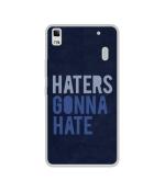 Casotec Haters Design Printed Silicon Soft TPU Back Case Cover for Lenovo K3 Note / A7000