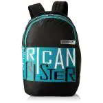 American Tourister Backpack For Men Women | BOUNCE Polyester Backpack | Travel Backpack For Women Girls | College Bag For Boys Men | School Bag | Casual Bag, 28 Liters, Black