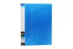 Keny Presentation File | Report / Quotation File | Best for A4 Size Paper | Transparent Cover | Eco / Fastener Clip | Blue - Pack of 5 (865A Blue)