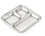 Sepla Stainless Steel Square Pav Bhaji Plate No 0