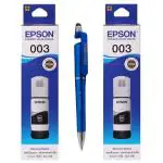 Epson T 003 Black Twin Ink Bottle (Pack Of 2) with 3in1 Multi-Function Creative Mobile Phone Stand