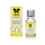 IRIS Home Fragrance 2 unit of 15ml fragrance vaporizer oil, Fragrance Lemon Grass (Pack of 2)