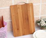 SK RAYAN Wooden Large Non Slip Wooden Bamboo Cutting Board with Handle for Kitchen