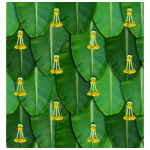 Sri Yagnaa - Big Banana Backdrop with Yellow Flowers - (5*8 Ft)