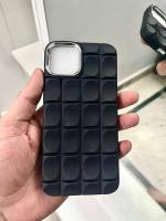 BAGHEL BROTHERS Premium Thumb Print iphone 15 Thermoplastic Polyurethane Shock Proof Back Cover with Heat Dissipation & Absorption, Clear, Ultra-Sleek, Wireless Charging, Hard Case, Raised Edges Camera Protection for Men and Women (Black)