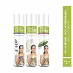 POUR HOME Lavender, Rajnigandha, Lilly Room Freshener Spray (3 x 220 ml)