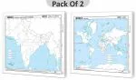GO WOO SMALL - 100 INDIA POLITICAL OUTLINE MAP and WORLD POLITICAL OUTLINE MAP FOR SCHOOL