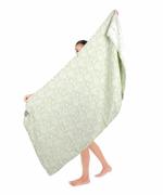 Doctor Towels Banana Jacquard Floral Bath Towel, Pastel Green Pack of 1 (75x150 cm)