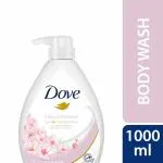Dove Refreshing Sakura Blossom Body Wash Mild Body Cleanser for Nourished & Smooth Skin, 1L