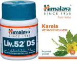HIMALAYA Liv.52 DS Tablet (1 Pack) and Karela for Metabolic Wellness (1 Pack)