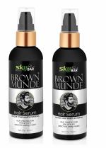 SKYBAR Brown Munda Hair Serum 200 mL Pack of 2 (Smooth & Shiny Hair)