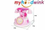Myhoodwink Old Style Landline Musical Telephone Toy For Kids With Sound, Battery Included
