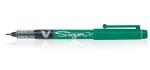 Pilot V Sign Pen | Tip Size - 2 MM | Fiber Soft Tip | Ink Colour - Green | Pack of 4