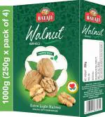 Lali Balaji Walnut kernel (Kashmiri Akhort Giri) 1000g (250g pack of 4)