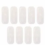 Kindar Care White Microfiber 5 Layer Insert Reusable And Washable Cloth Diaper Liner Pad For Baby (M) - Pack Of 9