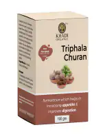 Khadi Organic Triphala Churan 100G - Natural Digestive Aid | Herbal Detox Powder | Ayurvedic Wellness