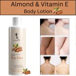 LA'BANGERRY Almond Drops Bliss Nourishing Body Lotion with Long-Lasting Moisturization | Infused with Almond Oil & Vitamin E for Silky Smooth Skin 100 ML [Pack Of 1]