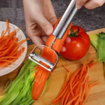 Tallin 2 in 1 Julienne Vegetable Peeler Multi-Functional Fruit Vegetable Shredder Slicer(2Pcs)