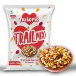 Nutorio Trail Mix 225 gm Roasted Snack, Healthy Mix of Dry Fruits, Berries and Seeds for Eating, High Protein Multi Combo of Berries and Seeds Snack, (Pack of 15 Each 15gm)