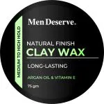Men Deserve Natural Finish Clay Hair Wax enriched with Argan Oil and Vitamin E