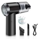 TENDULA 2 in 1 Car Vacuum Cleaner Handheld Mini Super Suction and Car Dry Vacuum Cleaner for Cleaning Car, Bike and Homes, USB car Vacuum Vacuum Cleaner Filter Handheld Vacuum Car Cleaner Air Duster-1PC