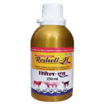 REFIT ANIMAL CARE Veterinary Vitamin H Liquid Supplement for Cow, Buffalo, Poultry & Livestock Animals, 250 ML, Reshell-H Gold