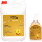 Froton Premium Hand Wash Liquid Gel - 5 Liters Refill Pack ( FREE Froton Hand wash Gold 250ml)