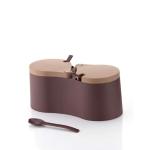 YELLOCUT Unbreakable Body Plastic Container - Spice Rack/ Pickle jar/ Mukhwas Peti/Dry-fruit box