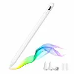 WHITECHERRY Stylus Pen for iPad Only, Works Without Bluetooth Ultra High Precision & Sensitivity, Palm Rejection, iPad 6-10th Gen, iPad Air 3-5, iPad Mini 5/6, iPad Pro (White)